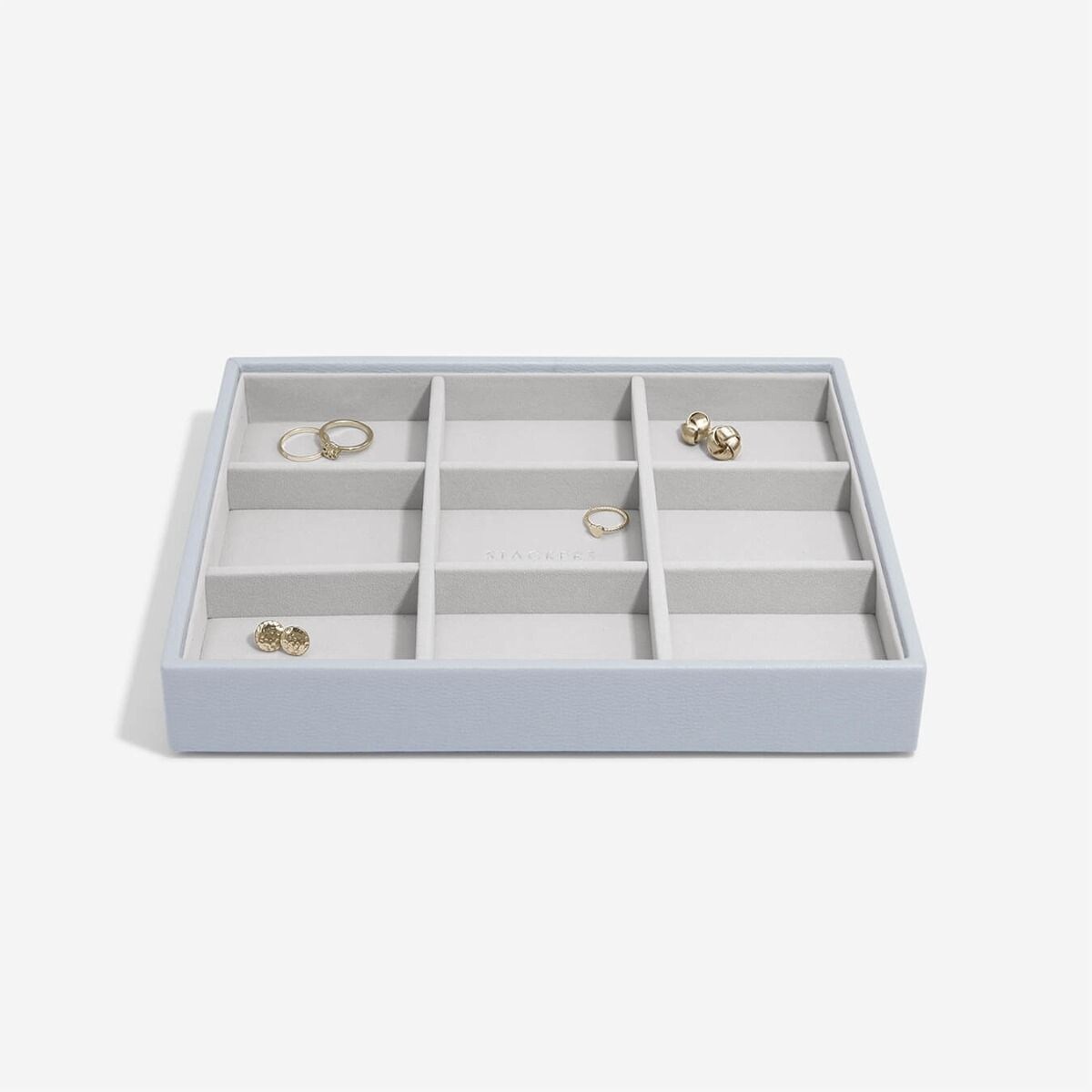 Szkatułka na biżuterię Stackers 9 komorowa classic lawendowa