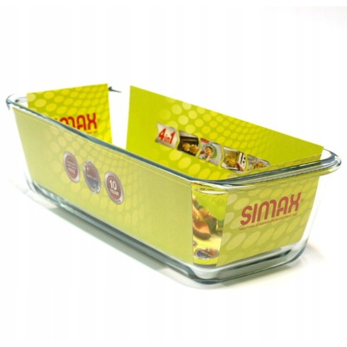 NACZYNIE FORMA szklana SIMAX na wypieki pasztet święta keks ciasto dania