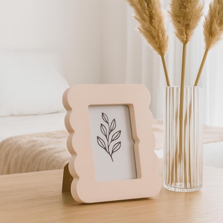 Ramka na zdjęcie z falowanym brzegiem BASE, 16 x 2,2 x 20,8 cm