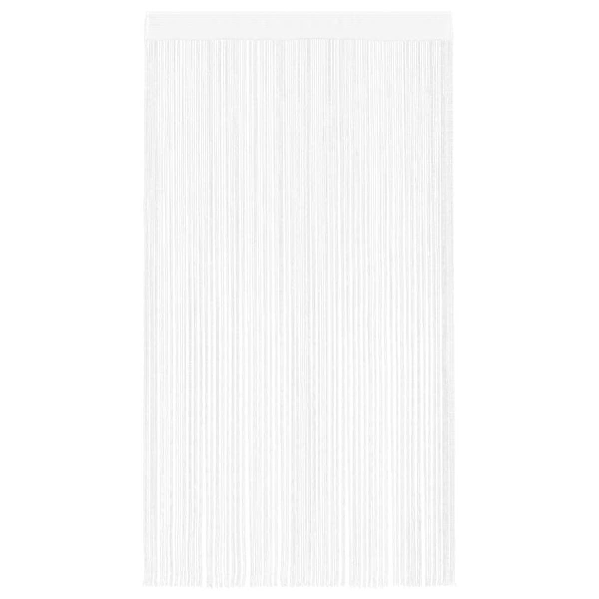 vidaXL Zasłony sznurkowe, 2 sztuki, 140 x 250 cm, białe