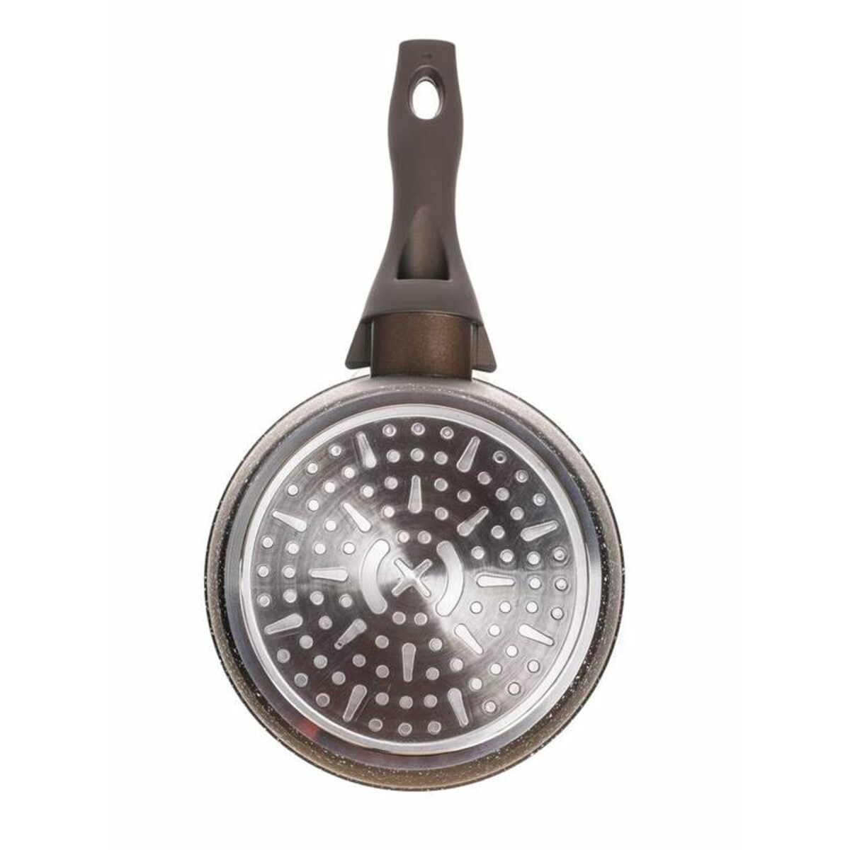 GARNEK uniwersalny RONDEL 1,25 L GRANITE BROWN BANQUET do gotowania kuchnia