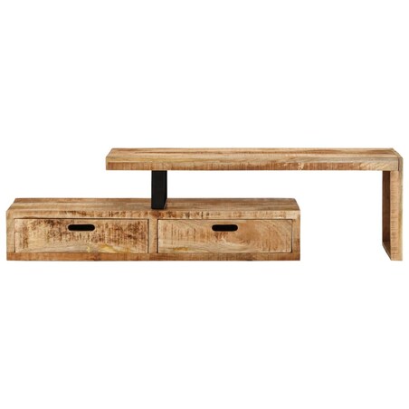 vidaXL Stojak pod TV (118-200) x 30 x 40 cm Drewno lite Mango