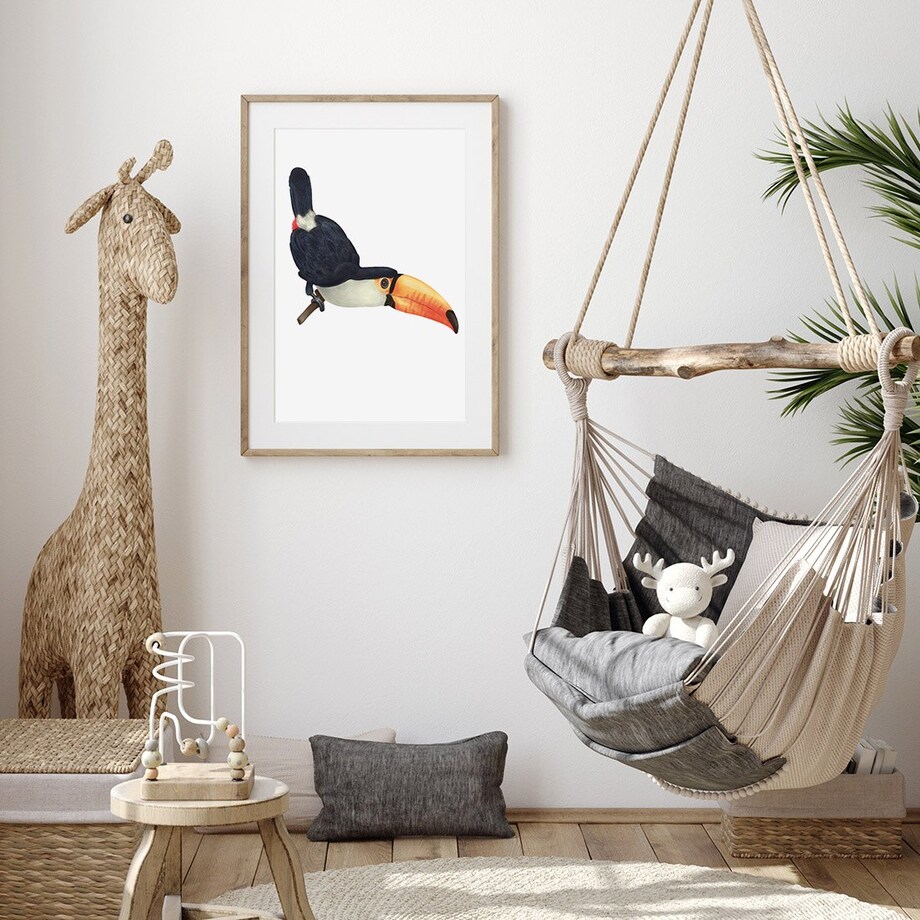 Plakat dla dzieci Tukan 50x70