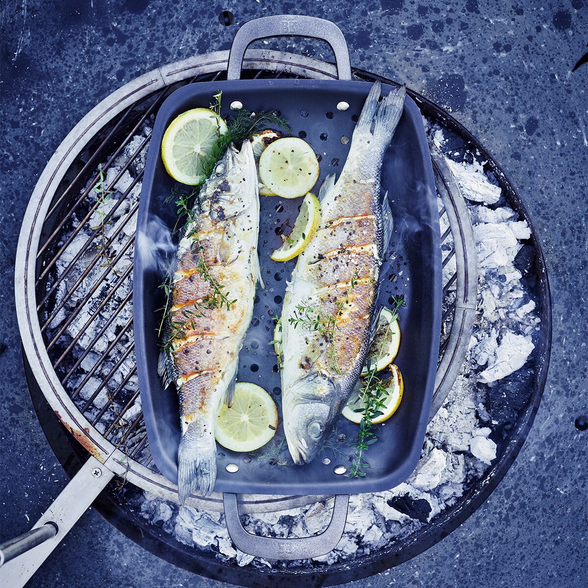 Koszyk do grillowania - stal węglowa / BK