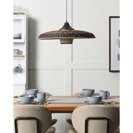 Pleciona lampa wisząca wielokolorowa CUANDO