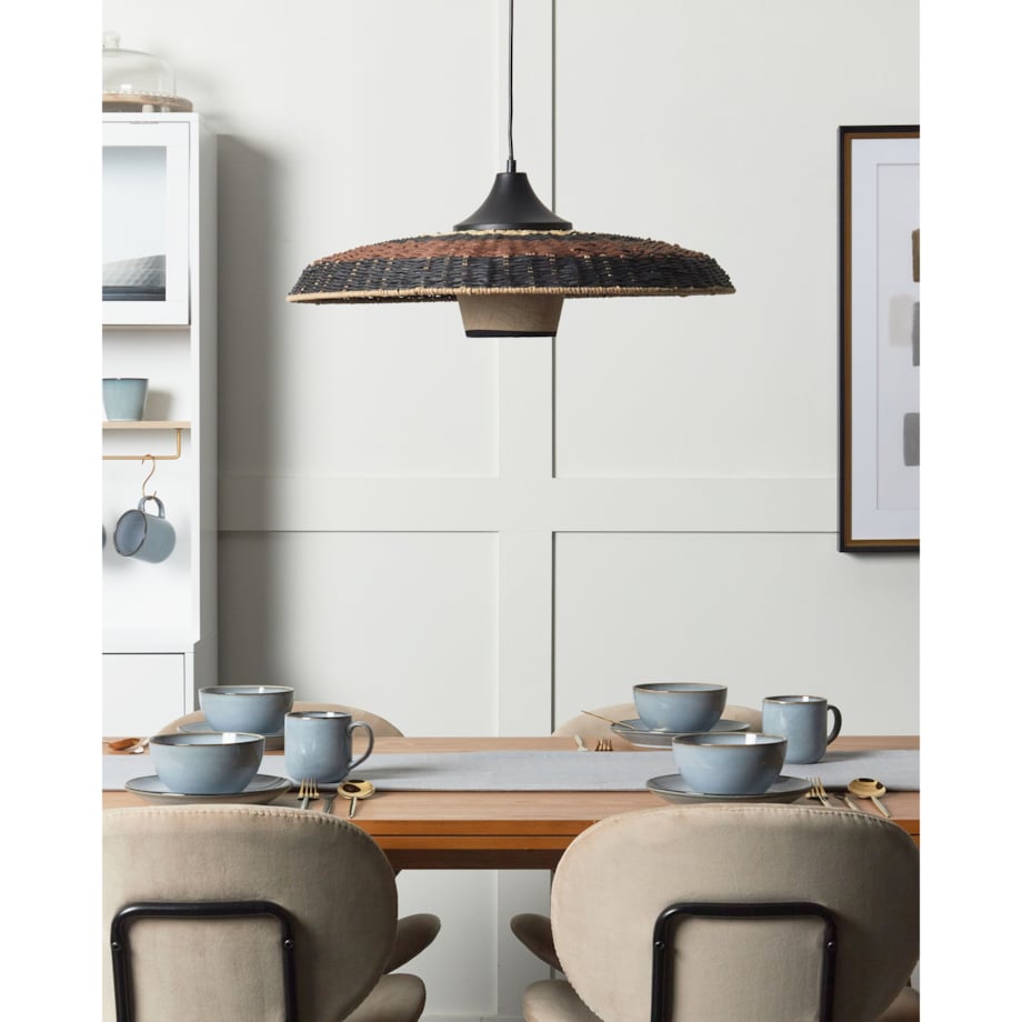 Pleciona lampa wisząca wielokolorowa CUANDO