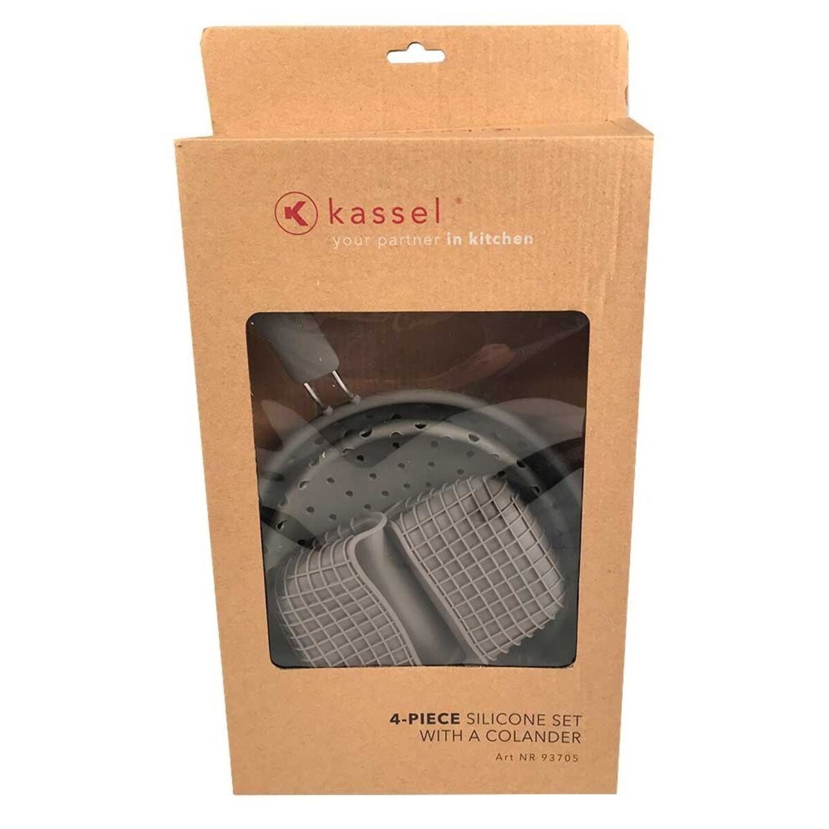 Kassel SILIKONOWY ZESTAW KUCHENNY Z DURSZLAKIEM 93705