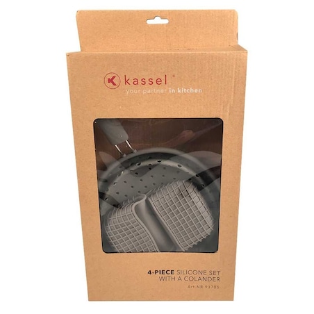 Kassel SILIKONOWY ZESTAW KUCHENNY Z DURSZLAKIEM 93705