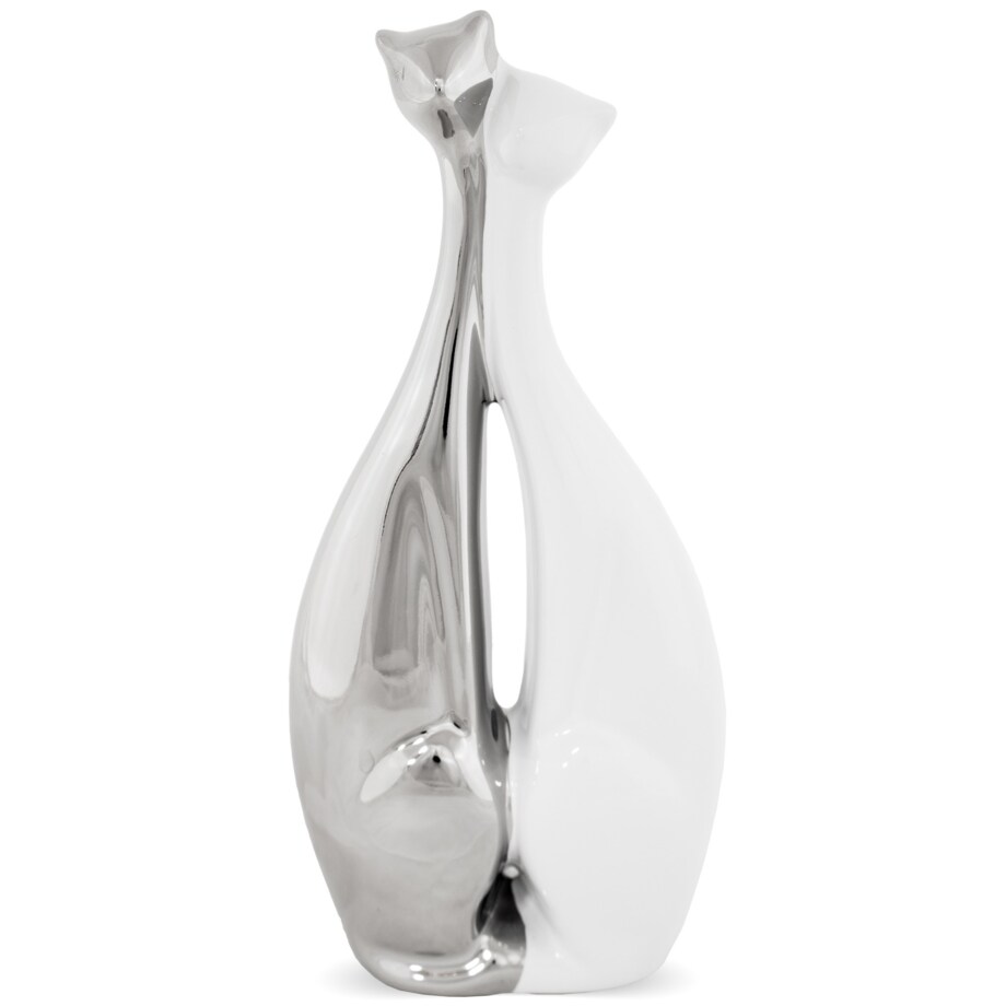 Dekoracja - figurka para kotów 20x9x5 cm KISSAT