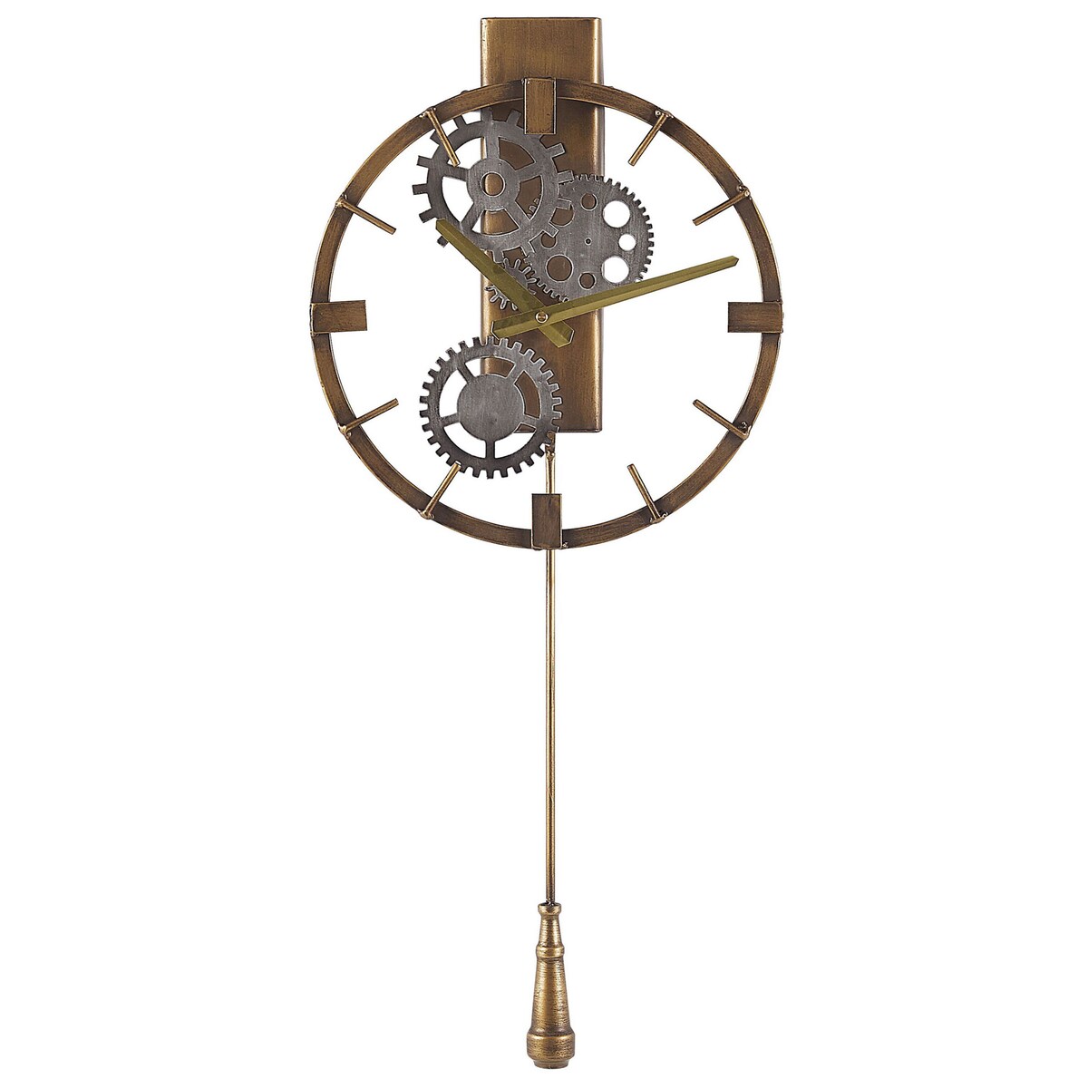 Zegar ścienny MARCOTE 30 cm Metal Złoty