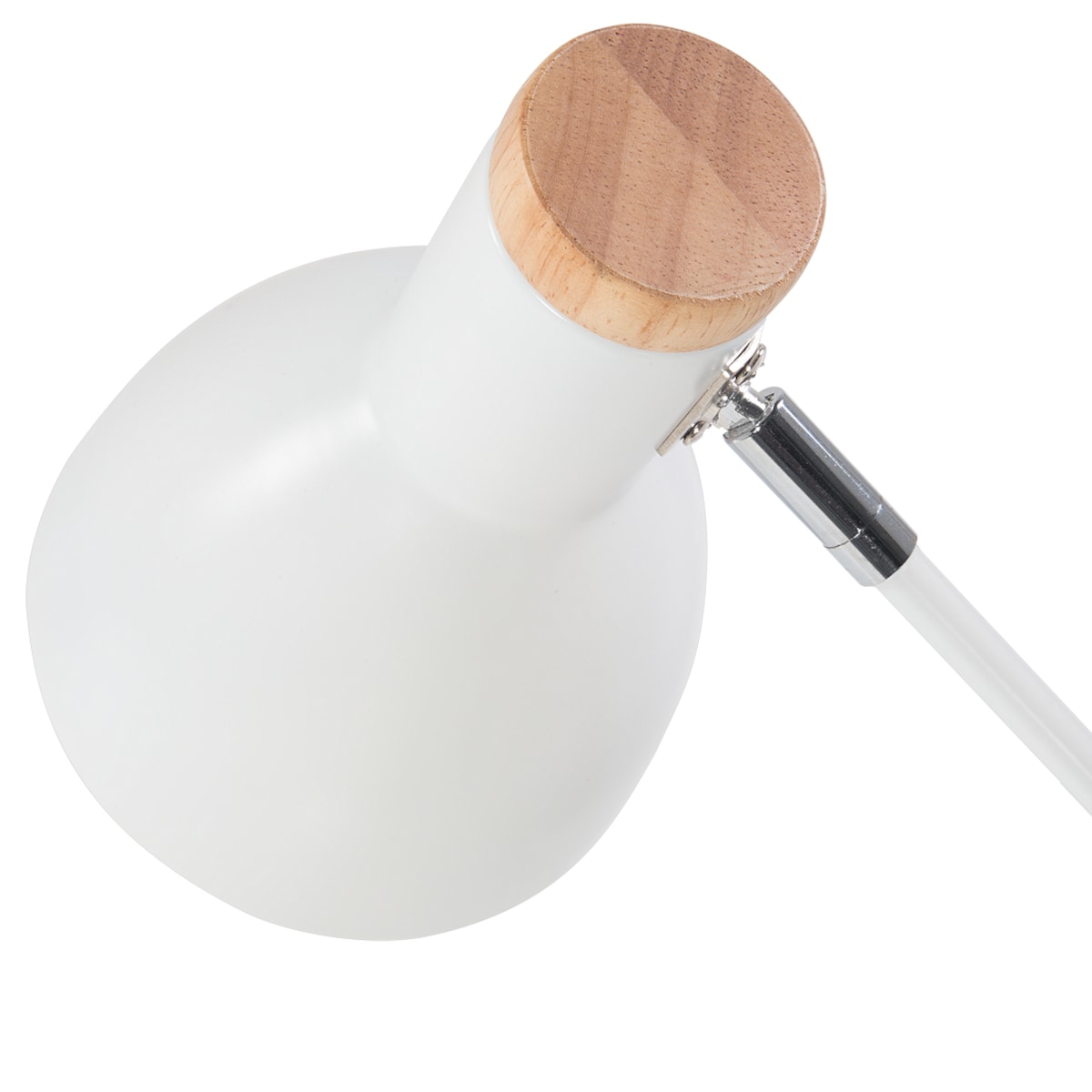 Lampa biurkowa PECKOS Regulowana Metal Biały