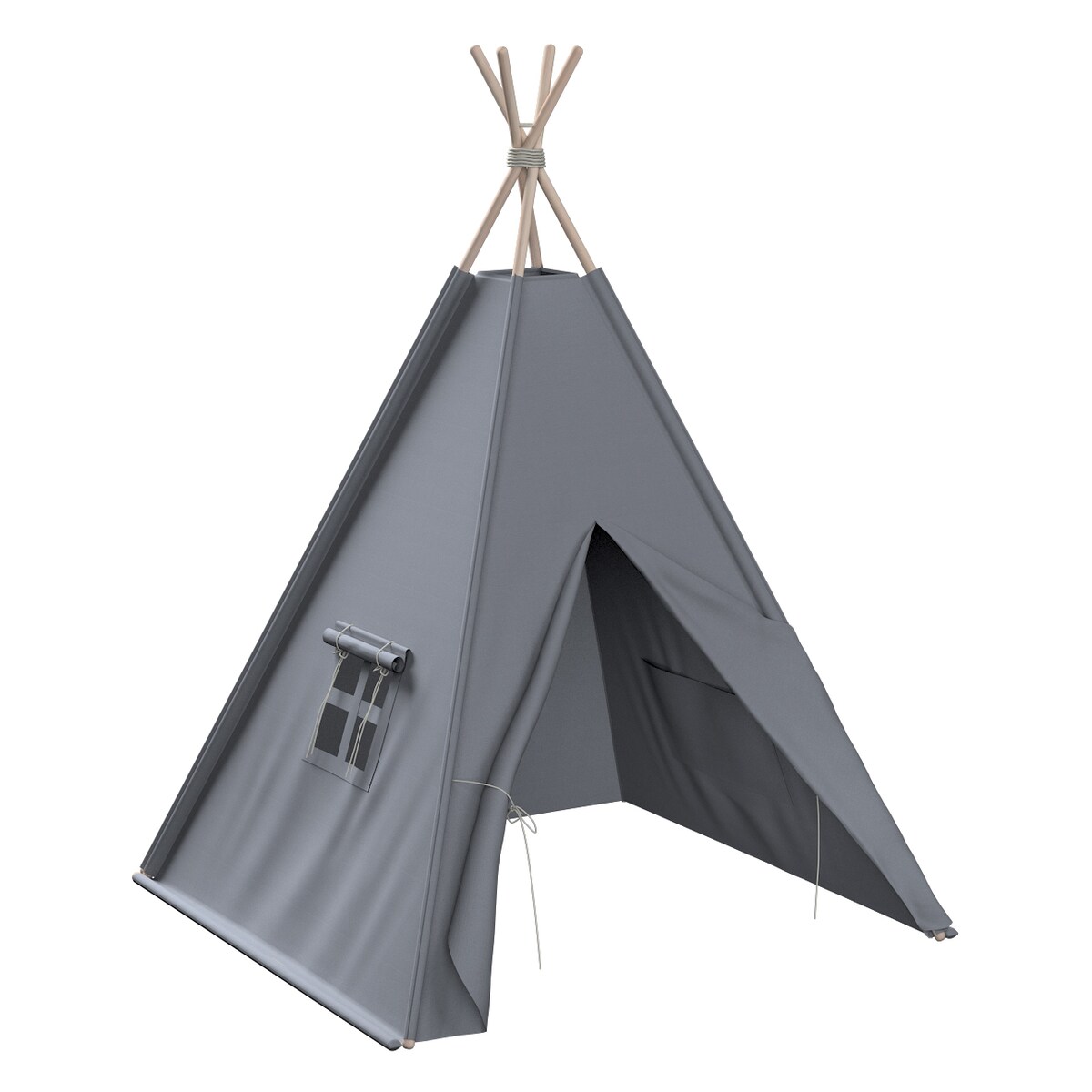 Tipi, szary, 110 x 110 x 155 cm, Cotton Story