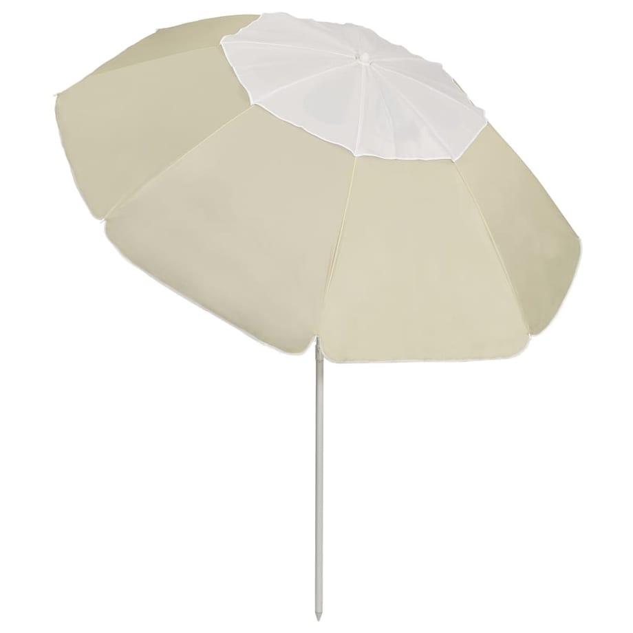 vidaXL Parasol plażowy, piaskowy żółty, 300 cm