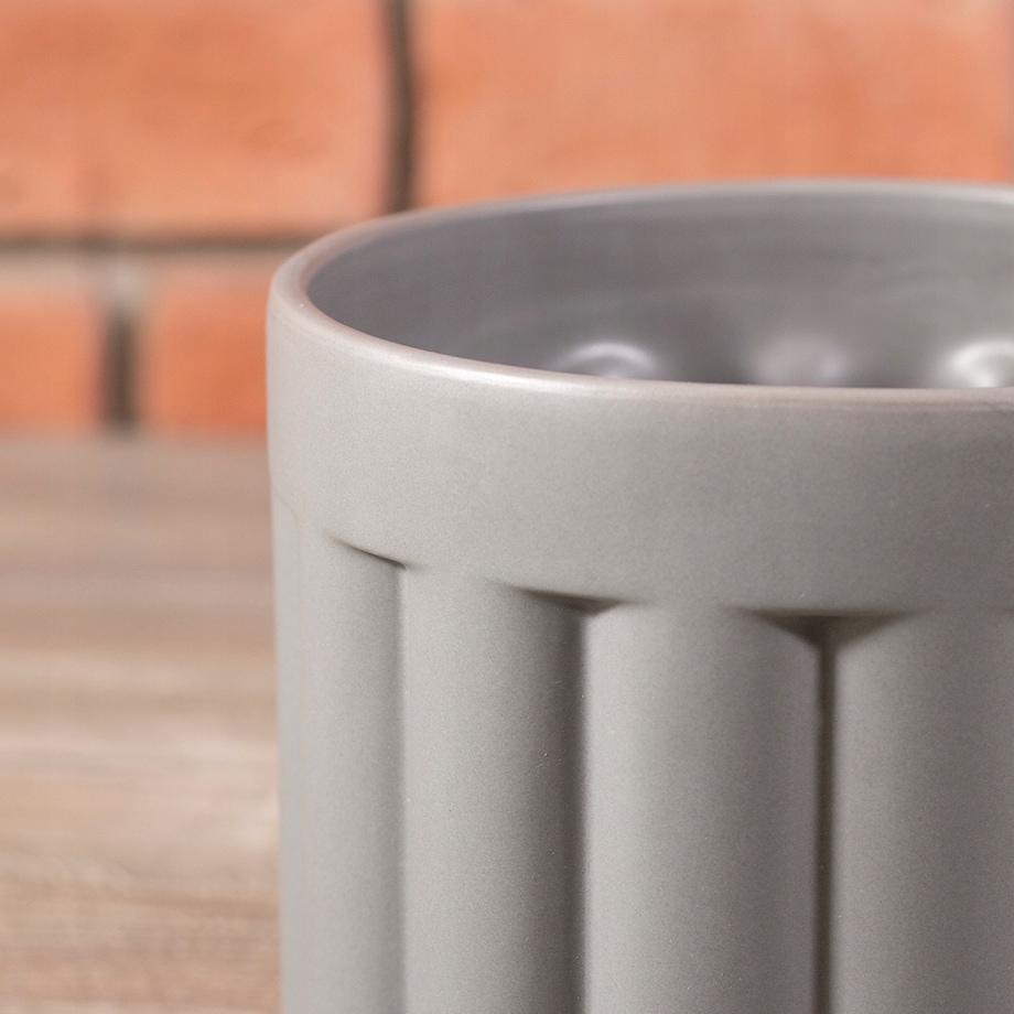 DONICA MOLLY ceramiczna szara śr. 15cm