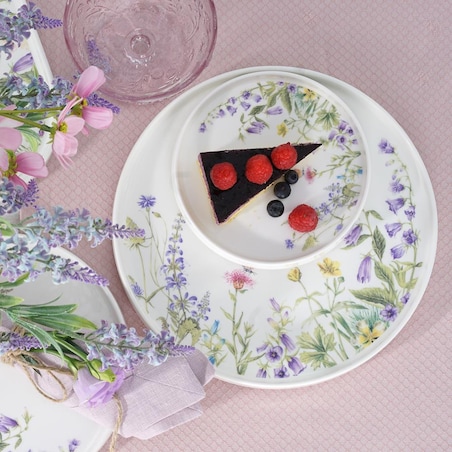 VILLA ITALIA Talerzyk deserowy 15 cm porcelanowy VIOLA
