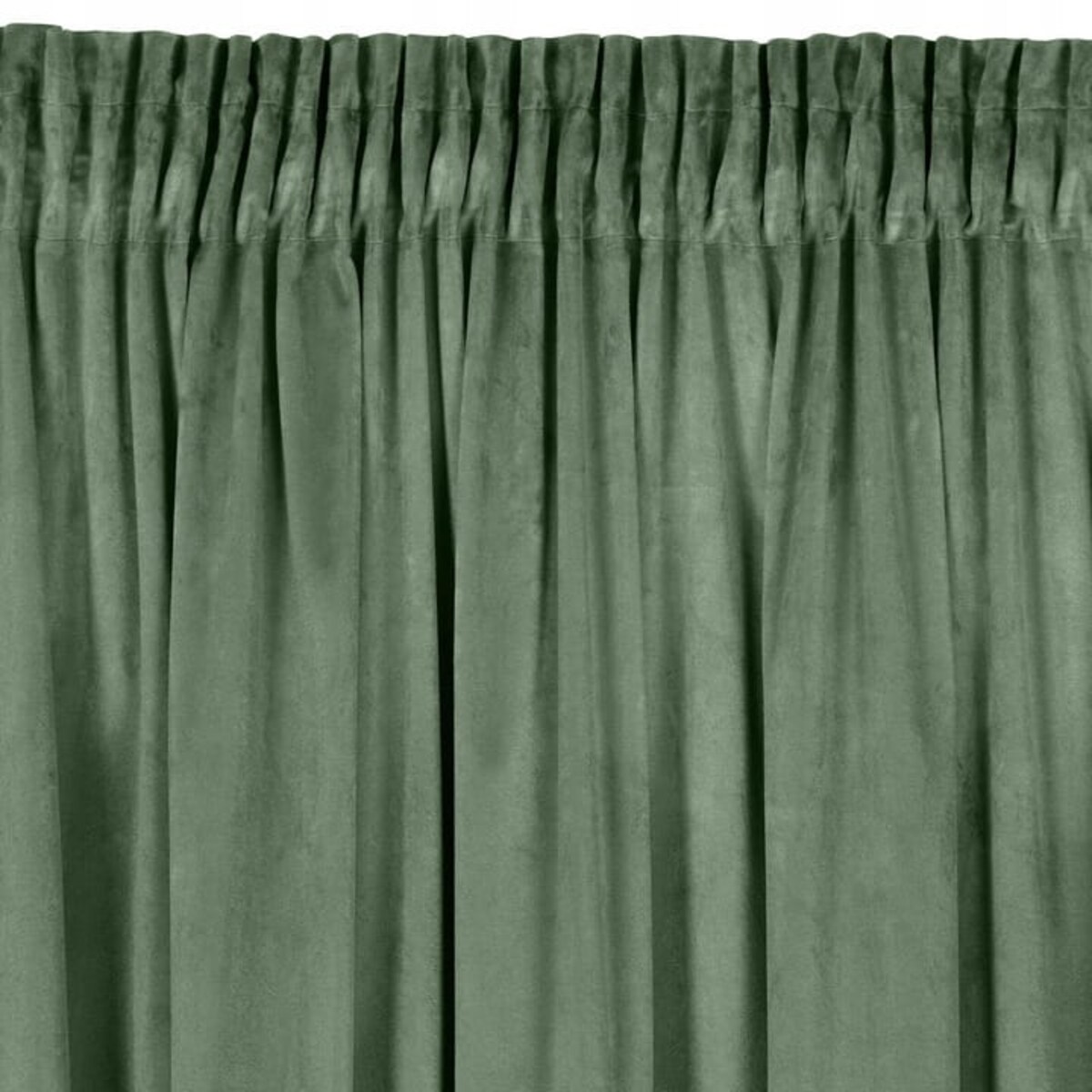 ZASŁONA ZACIEMNIAJĄCA WELWETOWA WELUROWA NA TAŚMIE NA ŻABKI 140x270 c.mięta