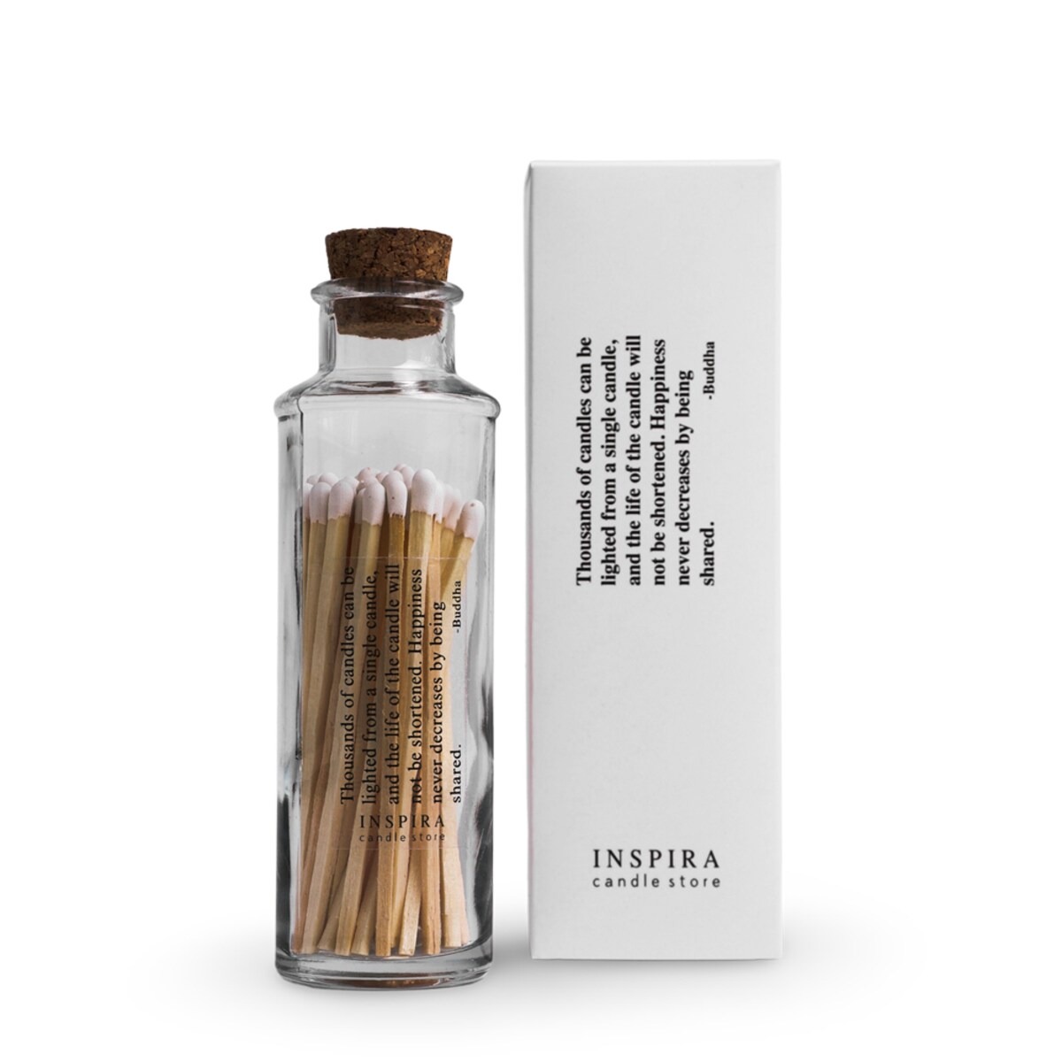 Zapałki z cytatem Matches Quote, INSPIRA