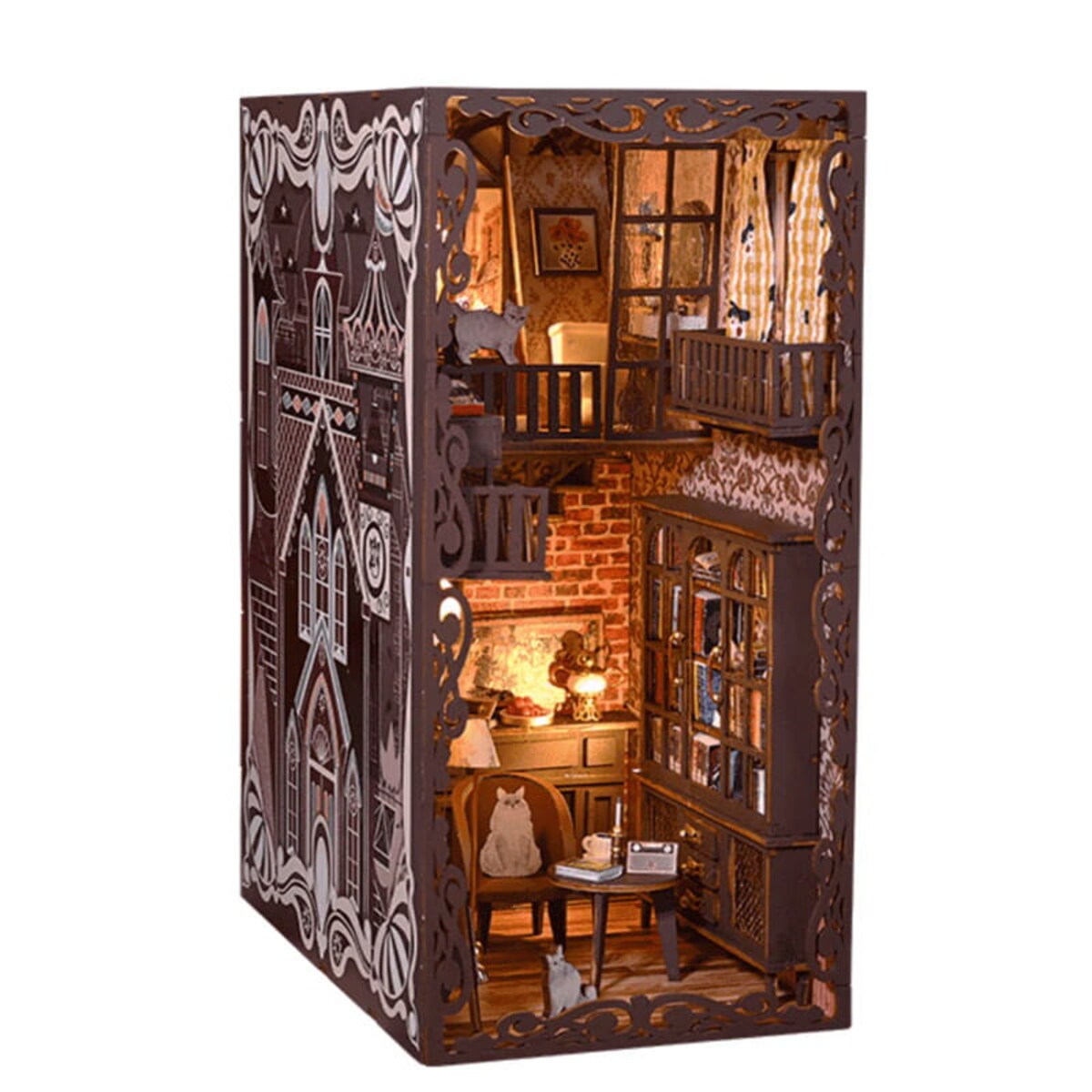 Miniaturowy domek Book Nook - Tajemnica zamku