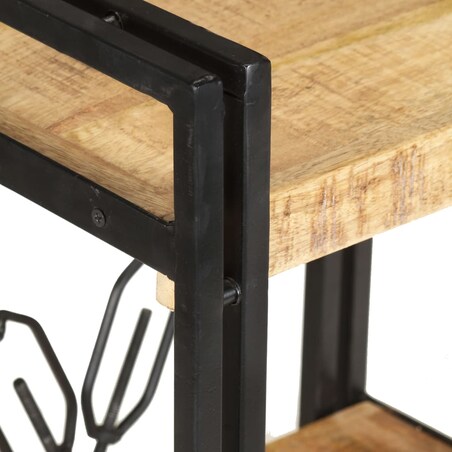 vidaXL 3-poziomowy regał, 60x30x80 cm, lite drewno mango