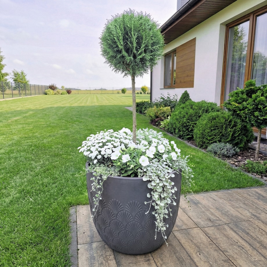 Donica Melody 40,6x40,6x35,6 cm niebieska