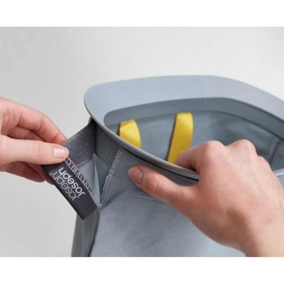 Kosz potrójny na pranie szary Tota Trio, 90 l, Joseph Joseph