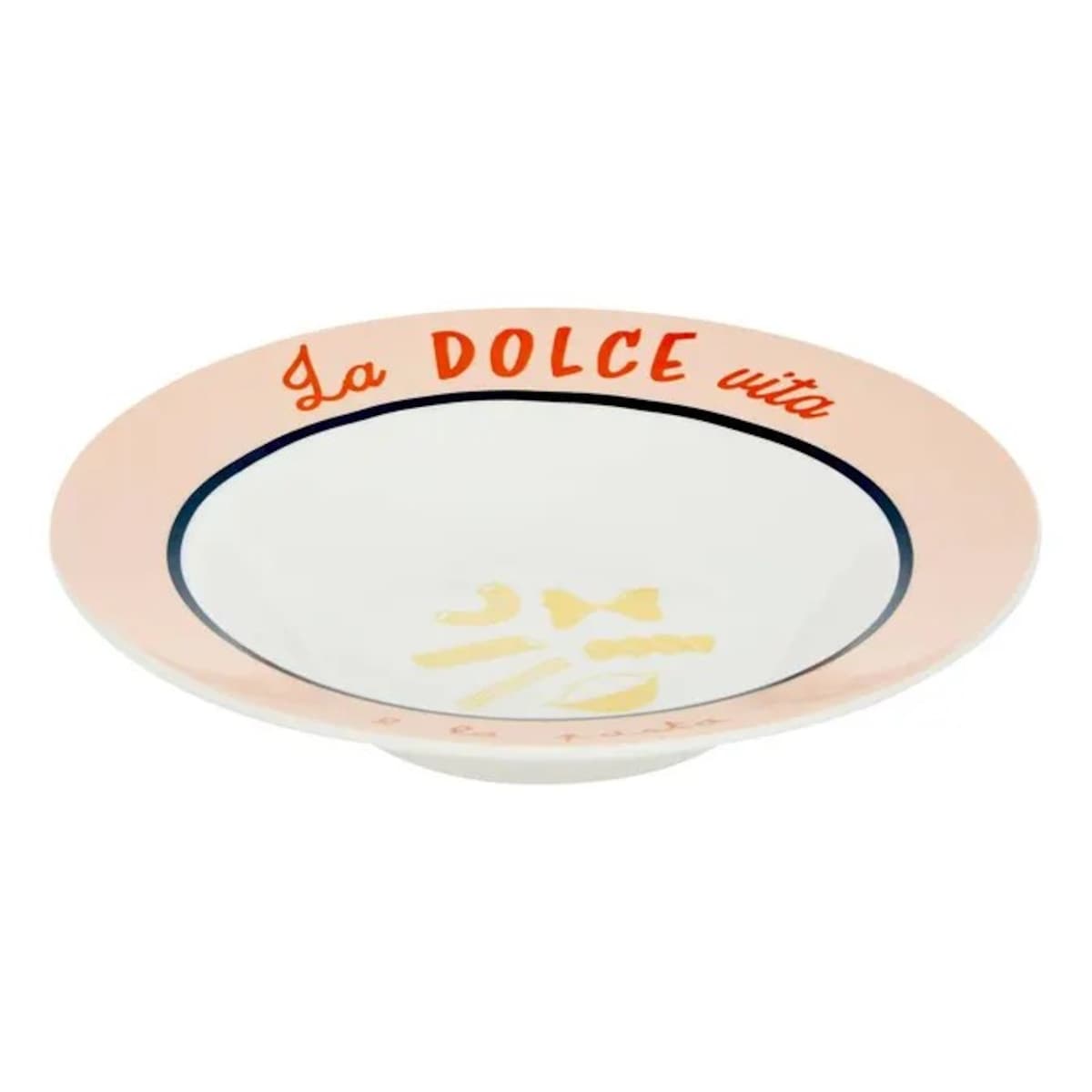 Komplet 6 porcelanowych talerzy głębokich „Della Pasta”, 22 cm