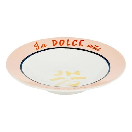 Komplet 6 porcelanowych talerzy głębokich „Della Pasta”, 22 cm