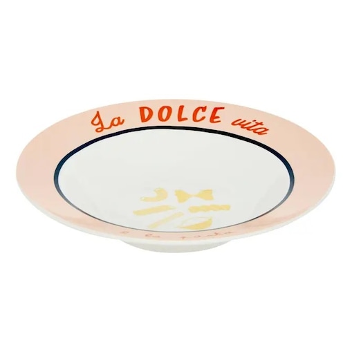 Komplet 6 porcelanowych talerzy głębokich „Della Pasta”, 22 cm