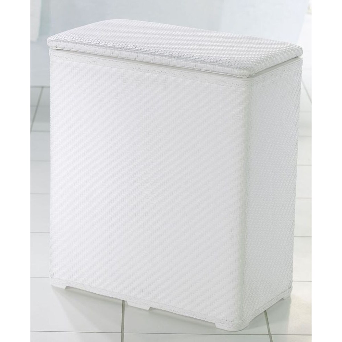 Kleine Wolke Wascheboy Kosz na pranie biały 48x27x55cm