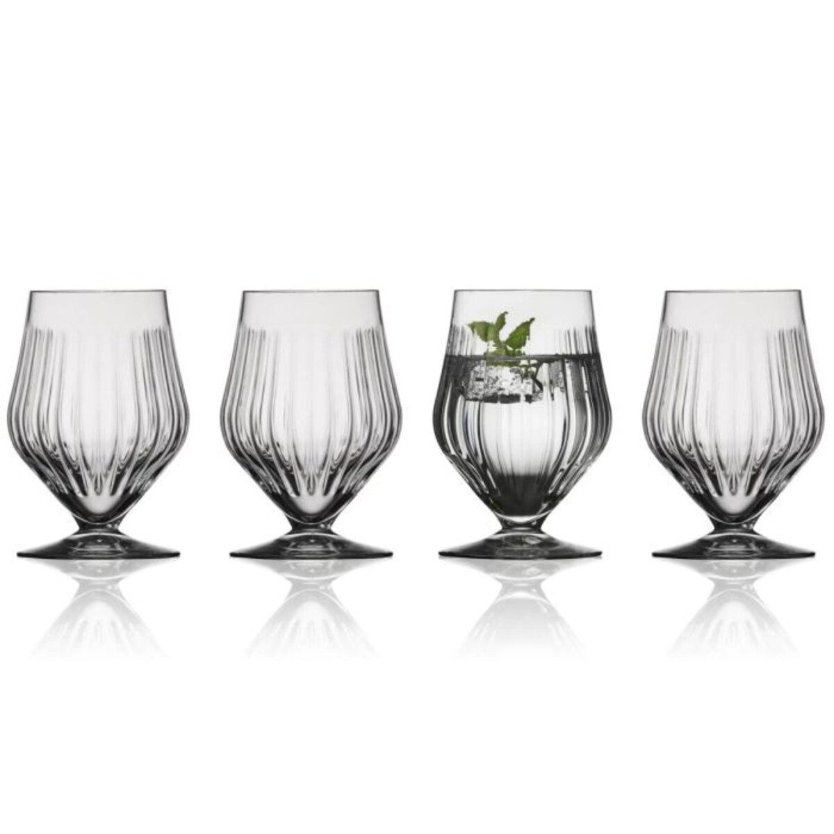 Szklanki do wody na nóżce 400 ml Ane zestaw 4 sztuk 37051
