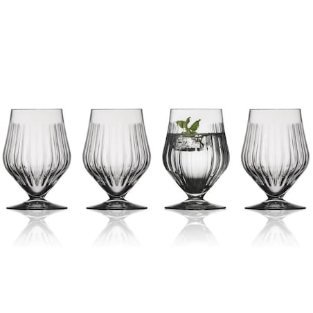 Szklanki do wody na nóżce 400 ml Ane zestaw 4 sztuk 37051
