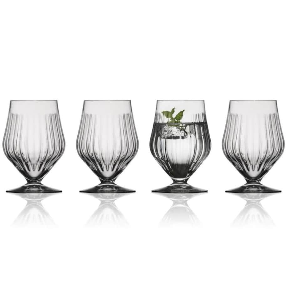Szklanki do wody na nóżce 400 ml Ane zestaw 4 sztuk 37051
