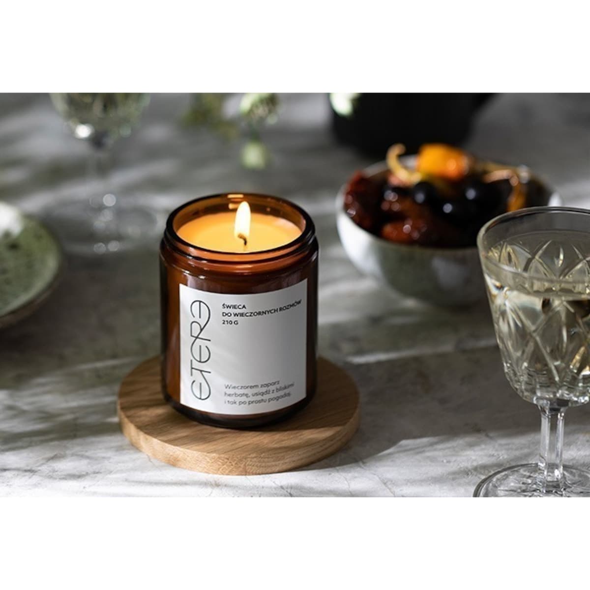 Świeca do wieczornych rozmów