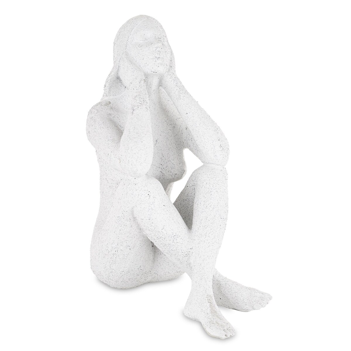 Figura siedzącej kobiety 23x10x18,5 cm DONNA