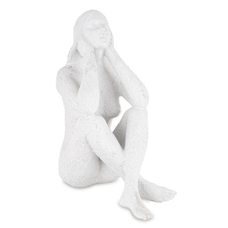 Figura siedzącej kobiety 23x10x18,5 cm DONNA