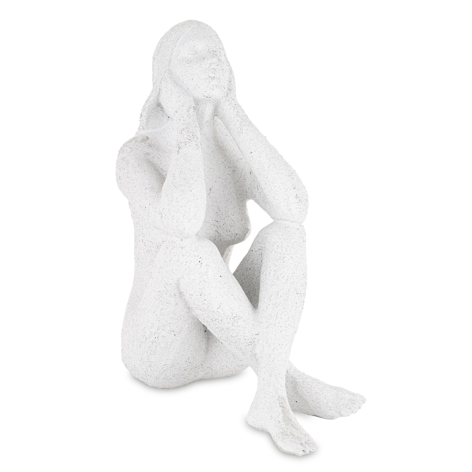 Figura siedzącej kobiety 23x10x18,5 cm DONNA