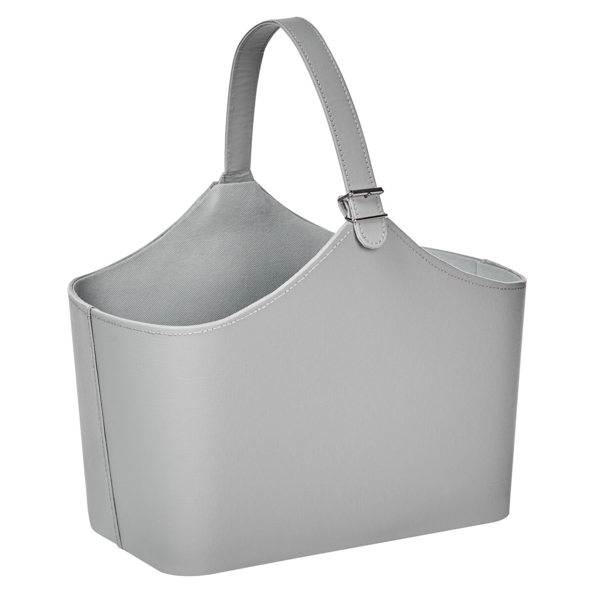 Kosz ekoskóra szary ELAM