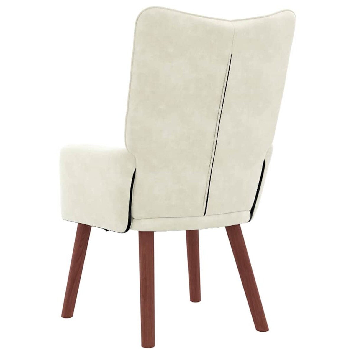 vidaXL Fotel relaksacyjny Kremowy 63 x 67 x 94 cm Aksamit