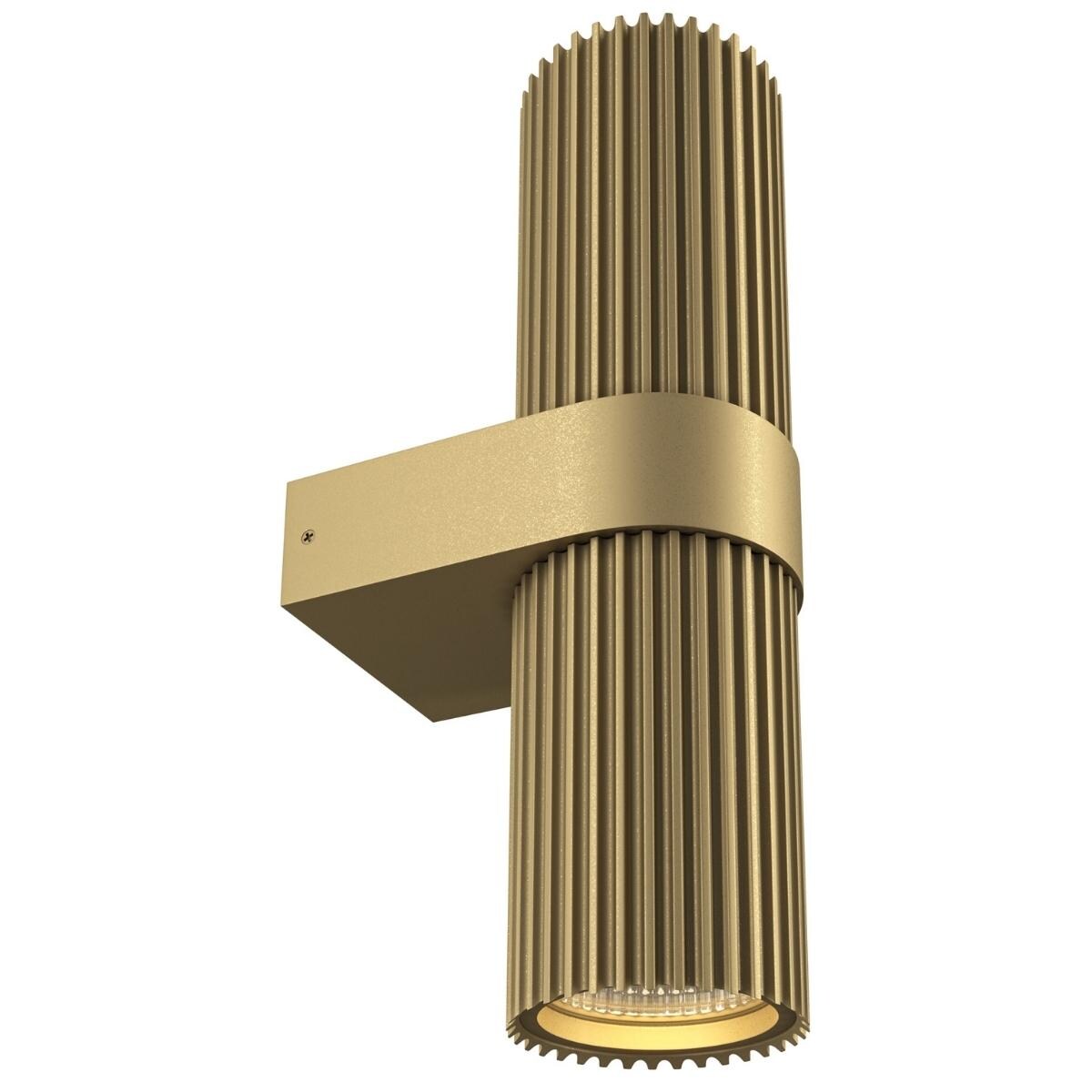 Ścienna lampa tuba Dynamics MOD326WL-02MG Maytoni plisowana złota