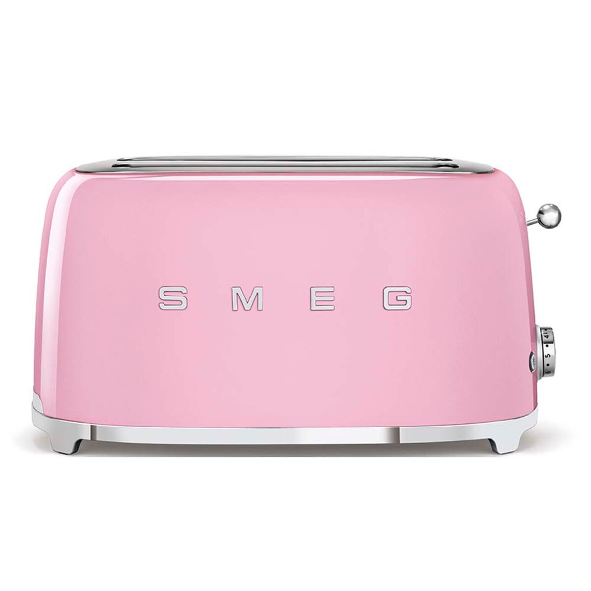 Toster na 4 kromki (pastelowy róż) 50's Style SMEG