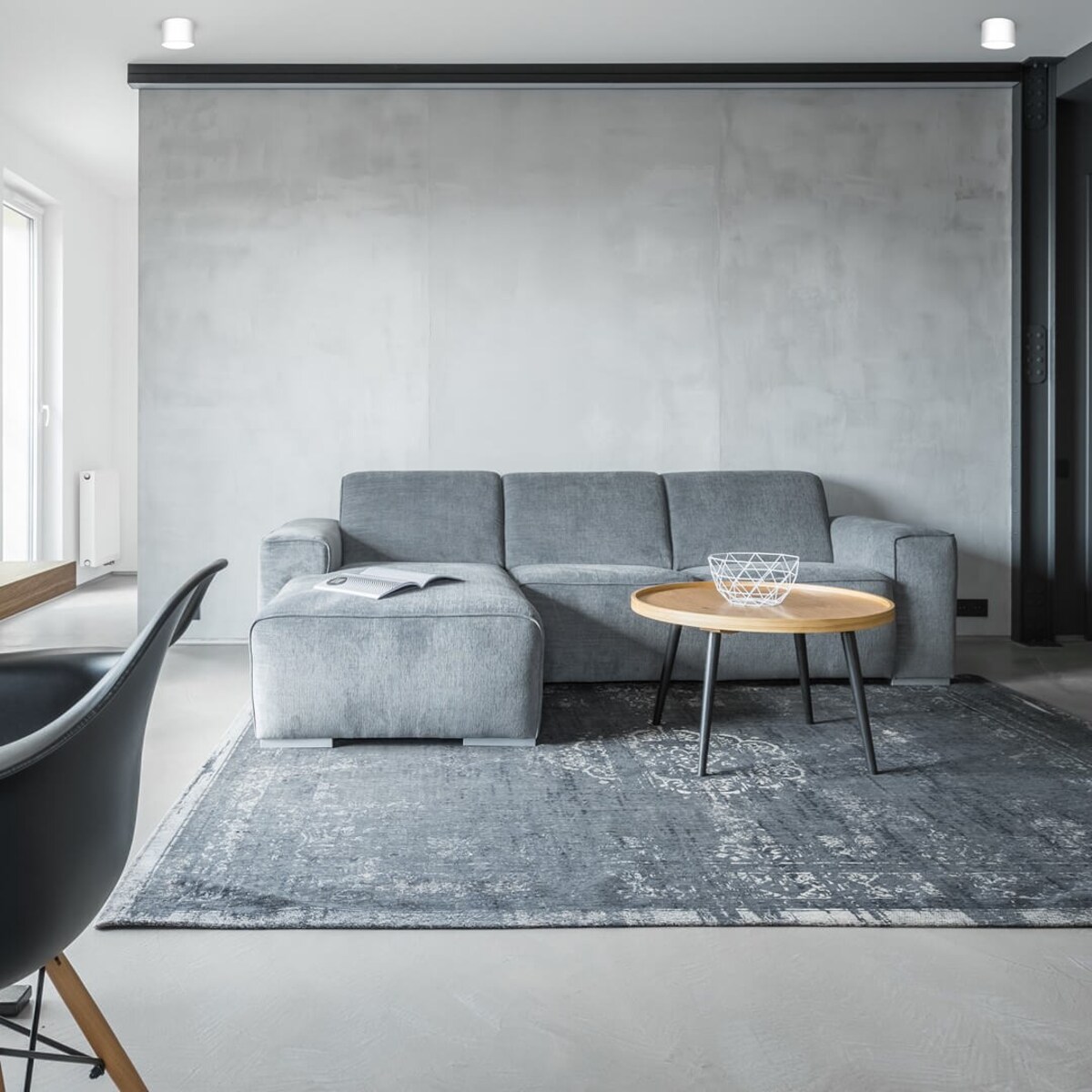 Pokojowa lampa sufitowa Dixie do przedpokoju loft biała