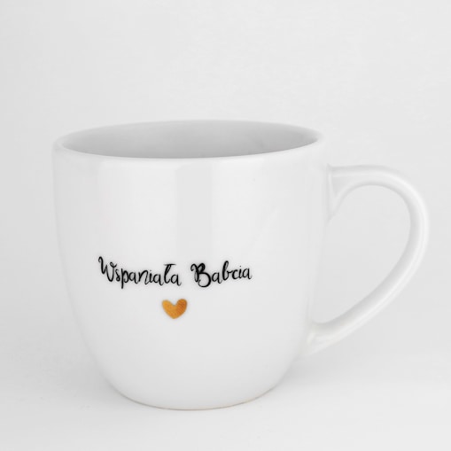 Kubek 300 ml - Wspaniała Babcia ZŁOTE SERCE