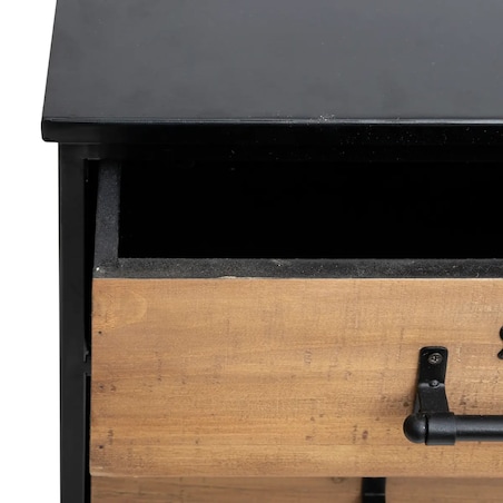 Komoda metalowa na kółkach z 5 szufladami Baris