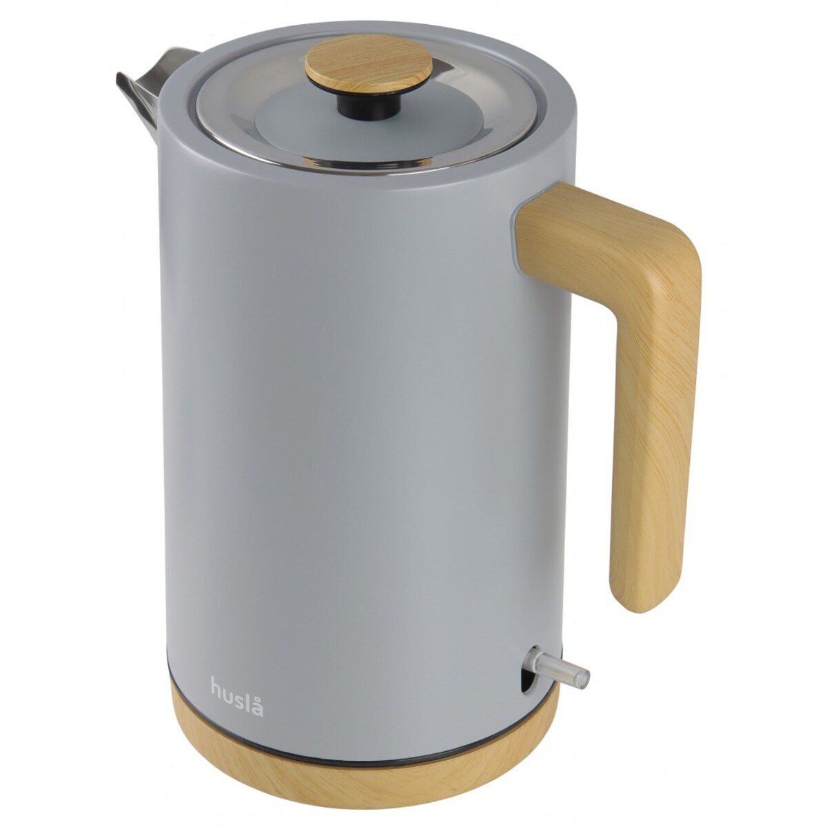 Czajnik elektryczny 1,5L szary HUSLA