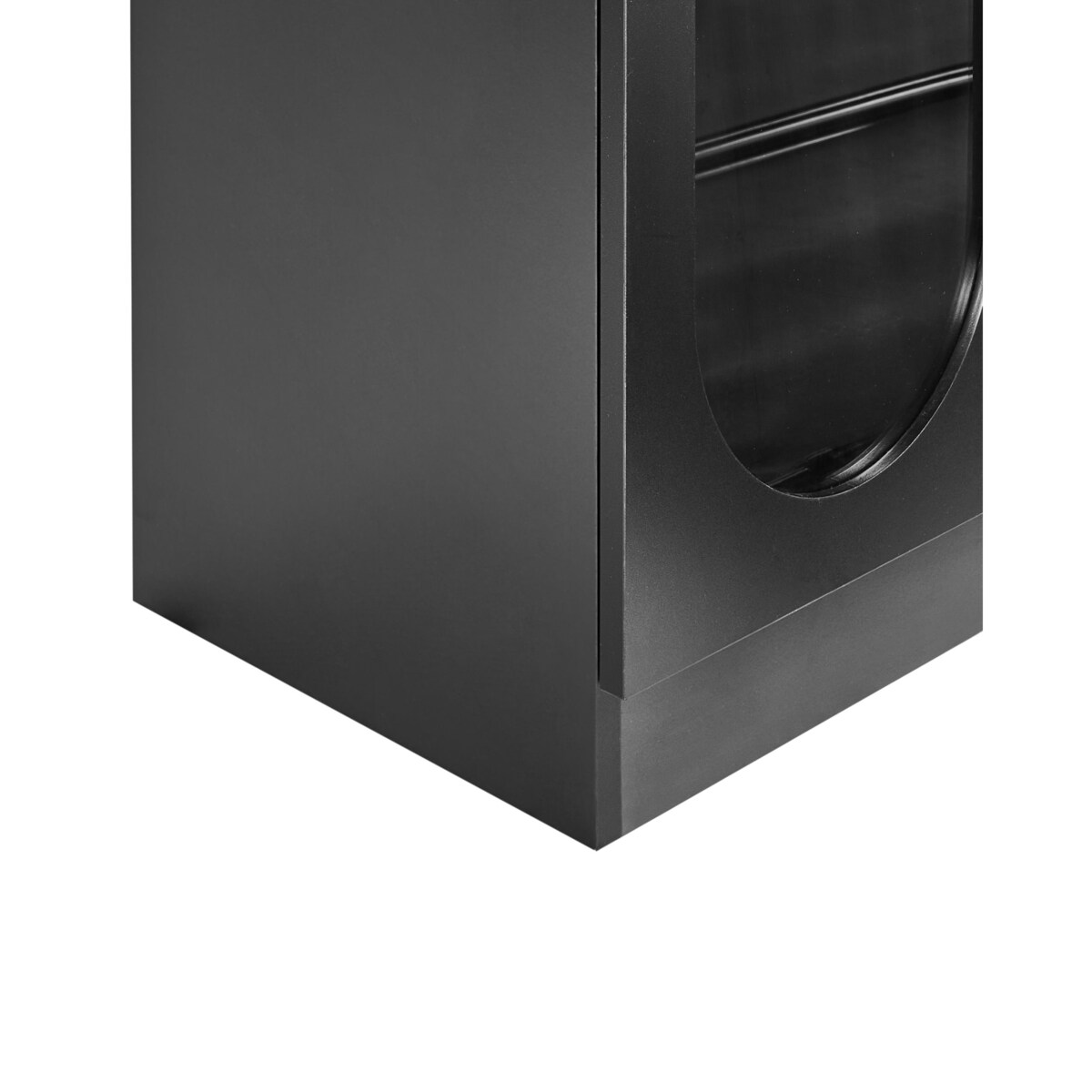 Witryna LANGFORD Drewno Czarny