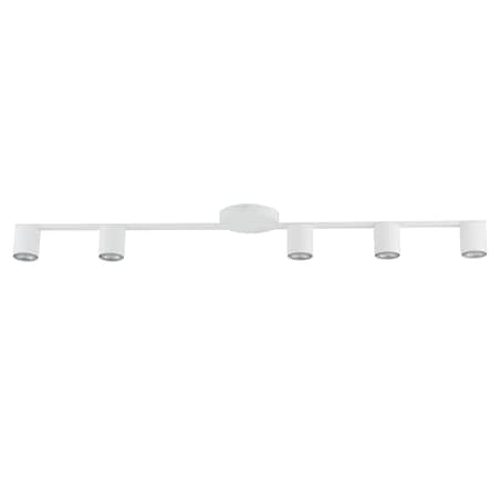 Biała lampa minimalistyczna Sky sufitowa do sypialni