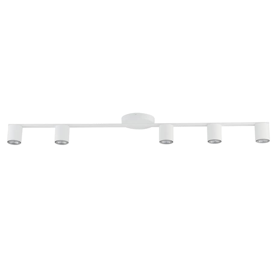 Biała lampa minimalistyczna Sky sufitowa do sypialni