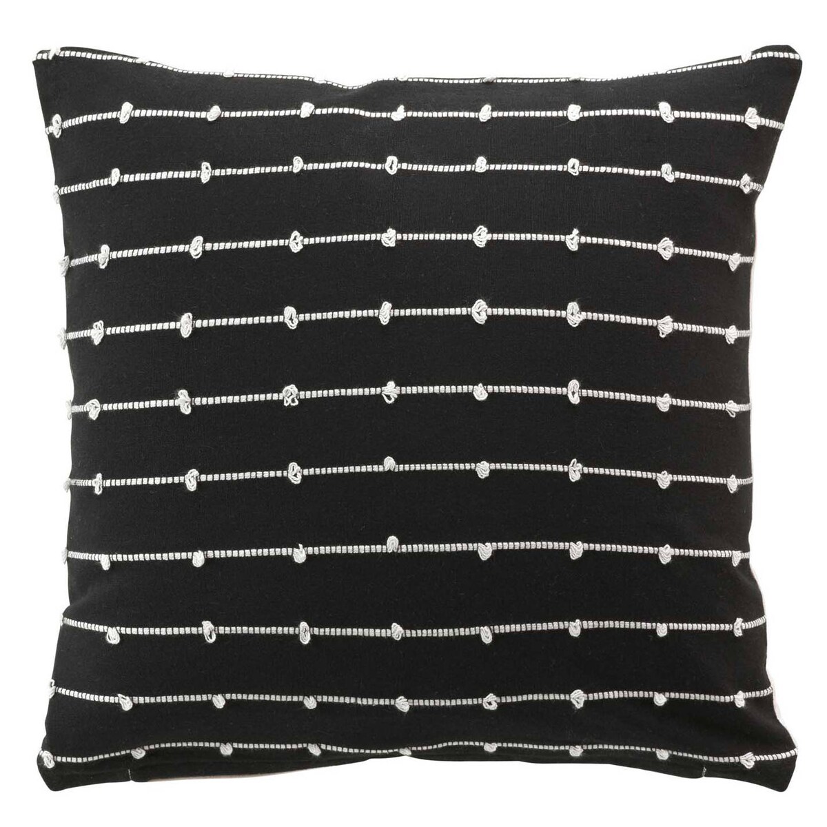 Poduszka dekoracyjna LINECHIC, bawełna z recyklingu, 45 x 45 cm