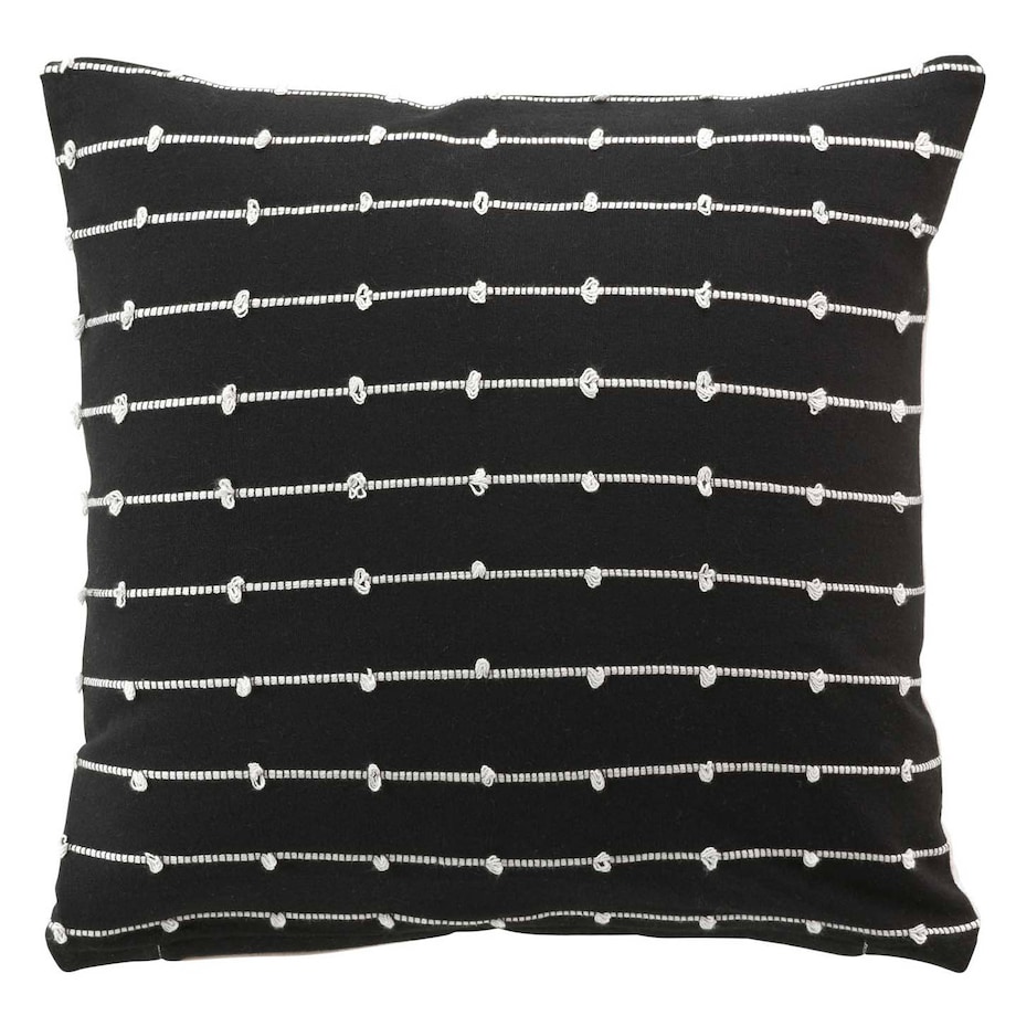 Poduszka dekoracyjna LINECHIC, bawełna z recyklingu, 45 x 45 cm