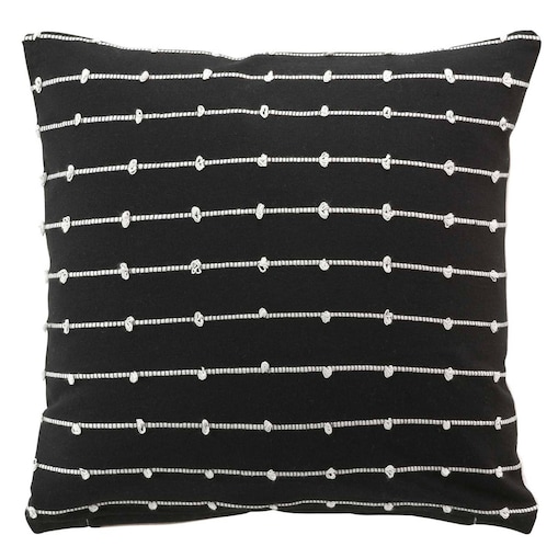 Poduszka dekoracyjna LINECHIC, bawełna z recyklingu, 45 x 45 cm